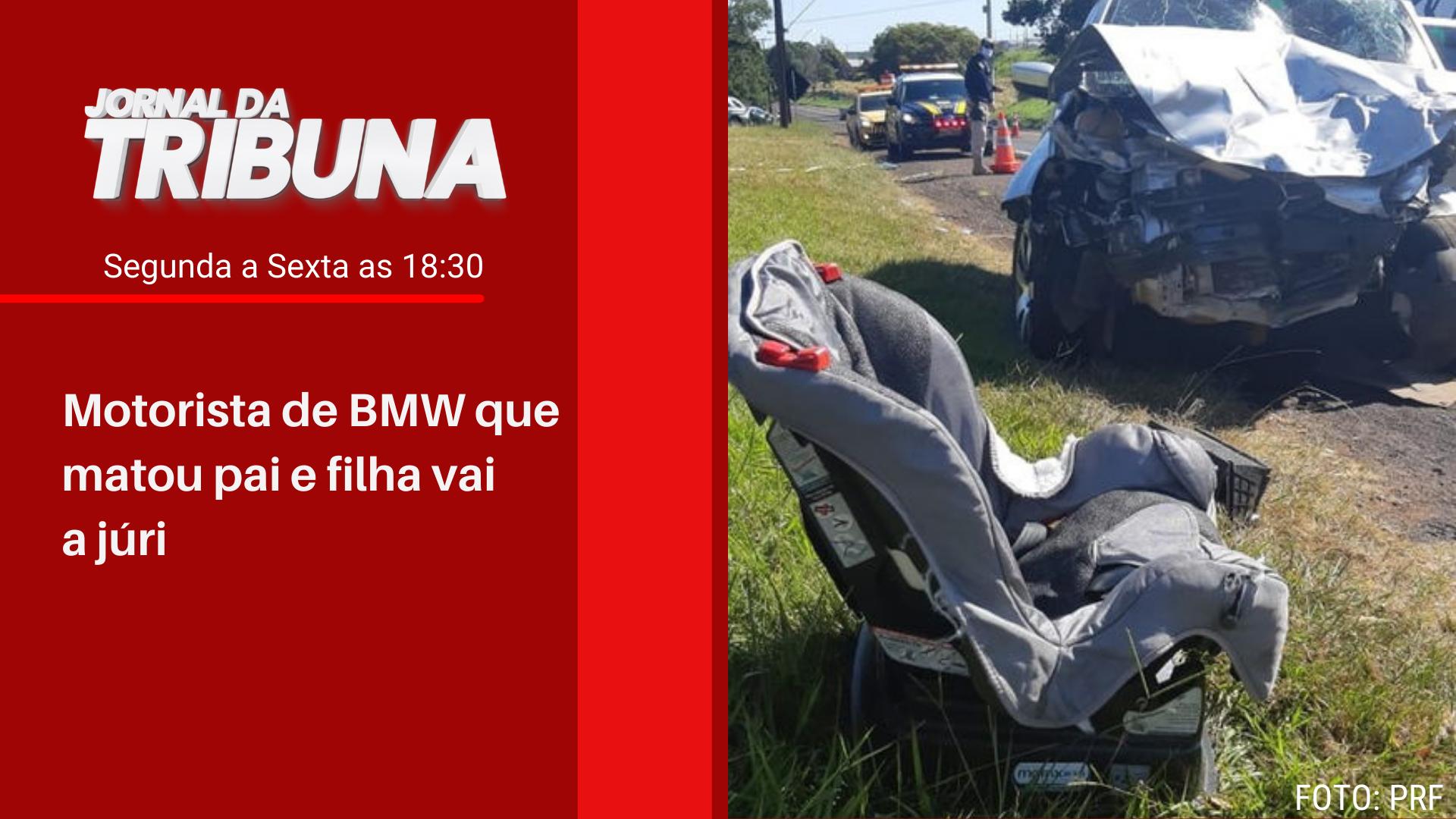 Motorista de BMW que matou pai e filha vai a júri