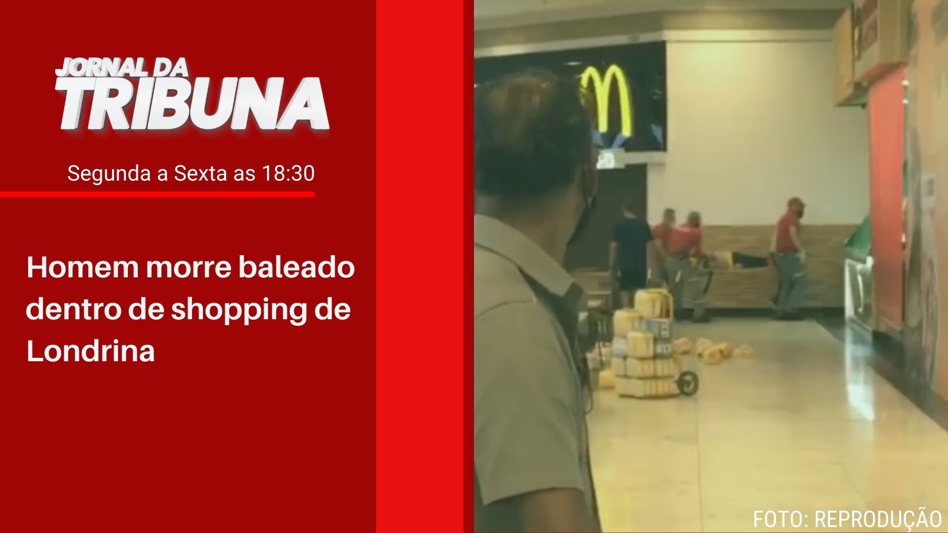 Homem morre baleado dentro de shopping de Londrina
