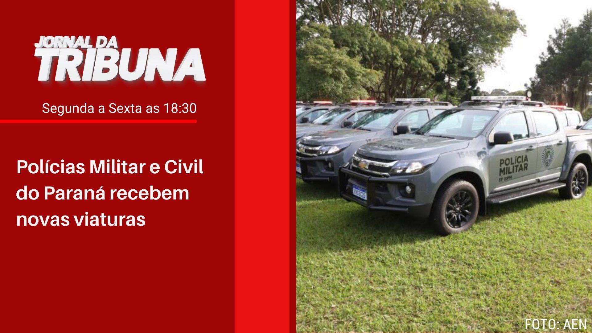Polícias Militar e Civil do Paraná recebem novas viaturas