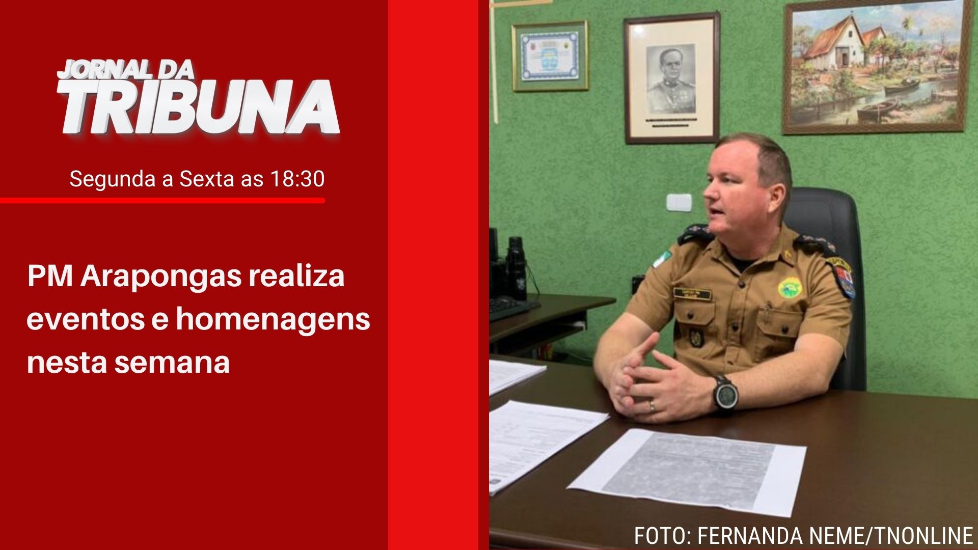PM Arapongas realiza eventos e homenagens nesta semana