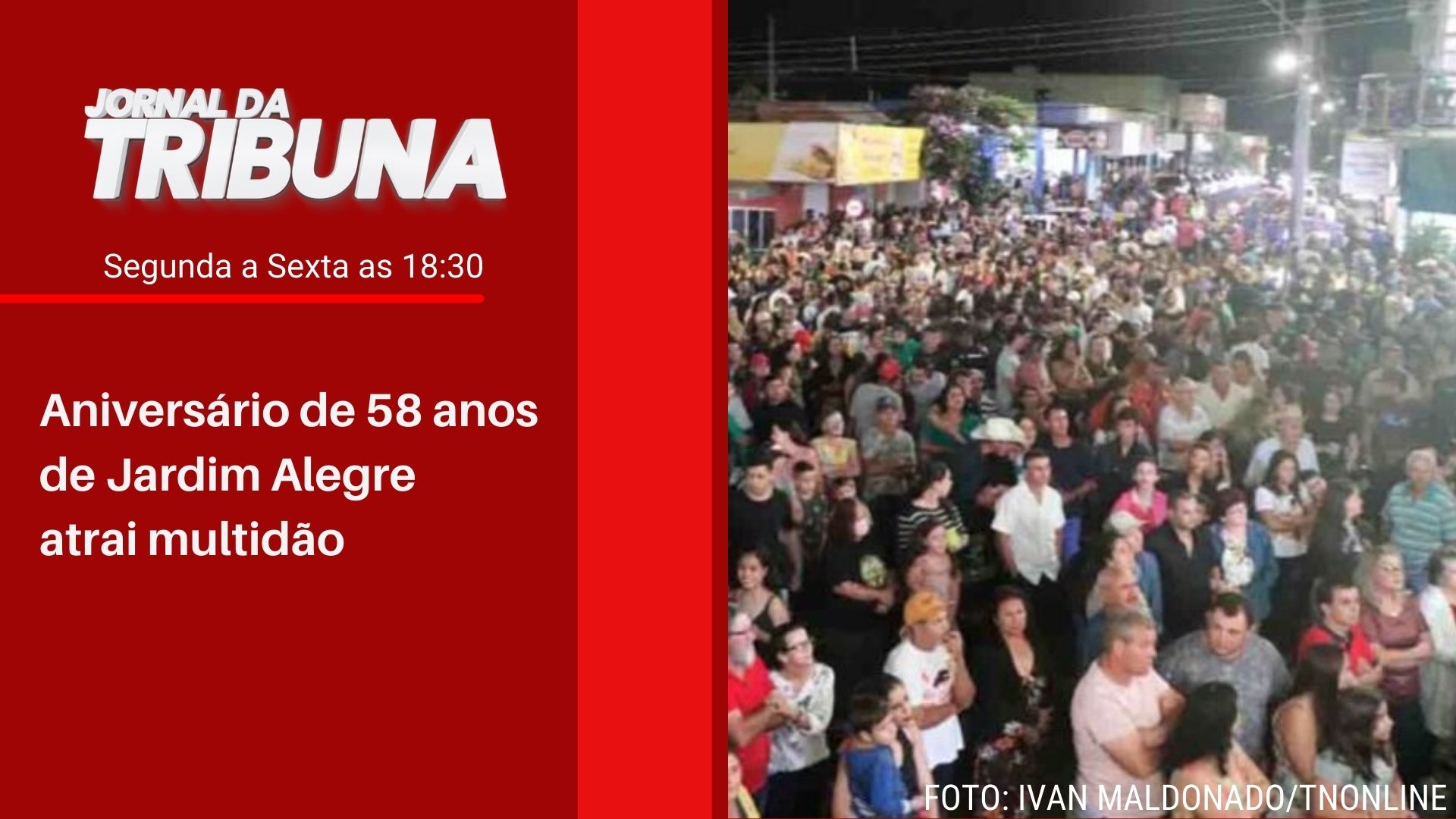 Aniversário de 58 anos de Jardim Alegre atrai multidão