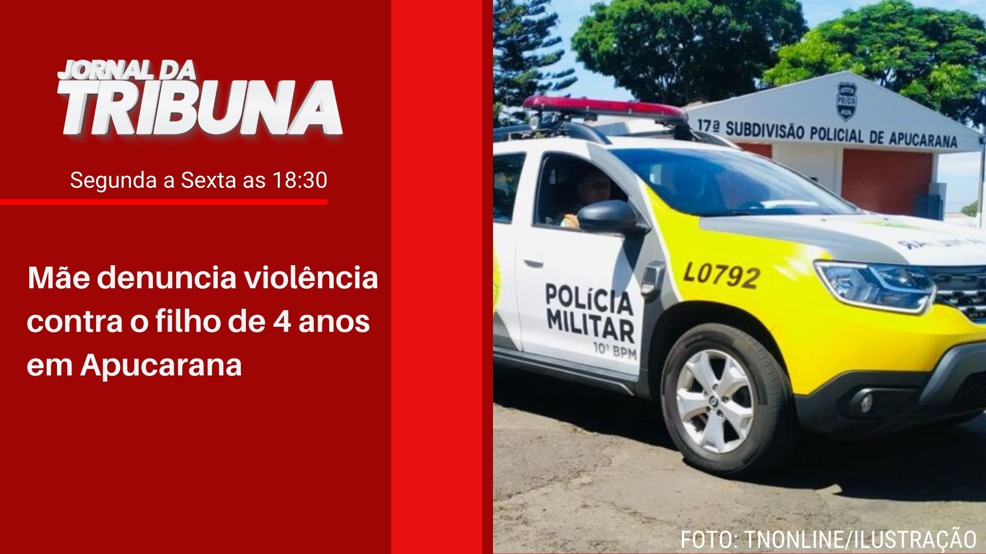Mãe denuncia violência contra o filho de 4 anos em Apucarana