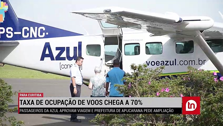 Mais voos: taxa de ocupação é de 70% em Apucarana