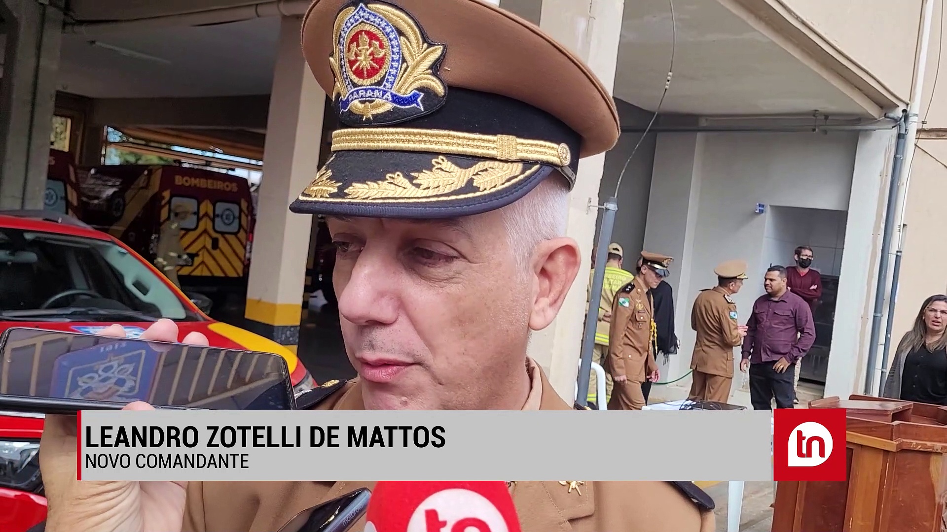 Corpo de Bombeiros de Apucarana troca de comando nesta manhã