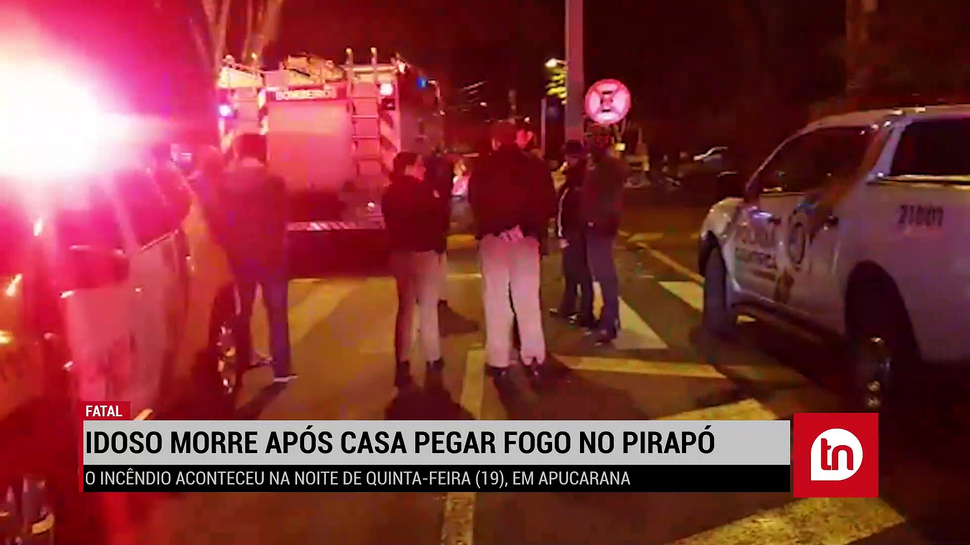 IDOSO MORRE APÓS CASA PEGAR FOGO NO PIRAPÓ