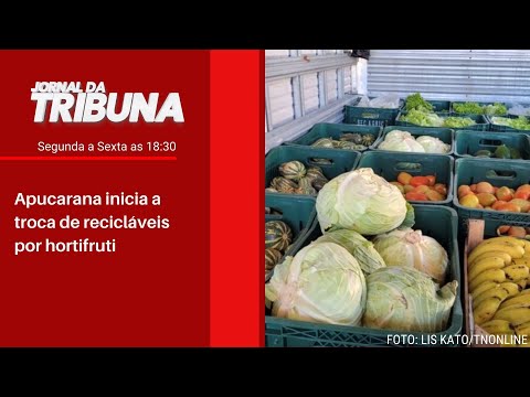 Apucarana inicia a troca de recicláveis por hortifruti