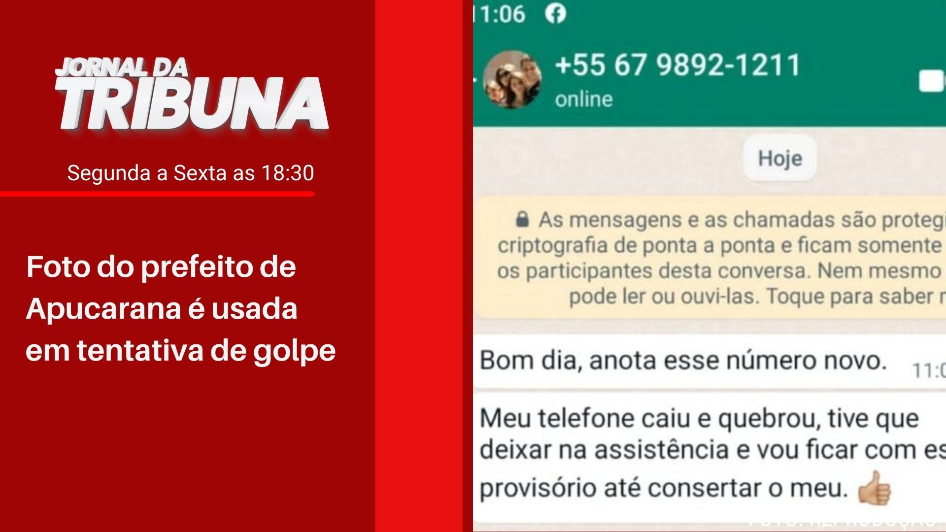 Foto do prefeito de Apucarana é usada em tentativa de golpe