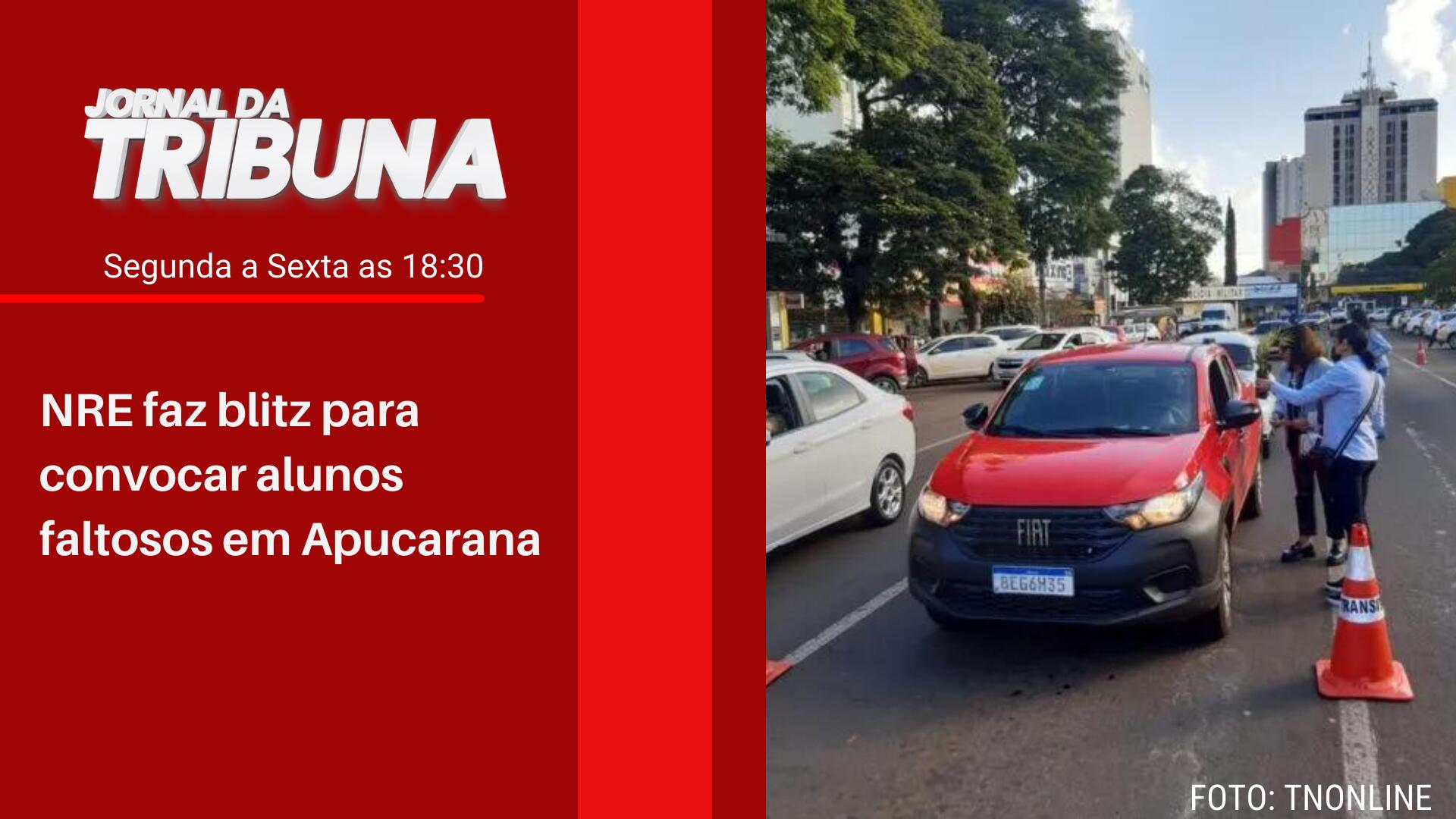 NRE faz blitz para convocar alunos faltosos em Apucarana