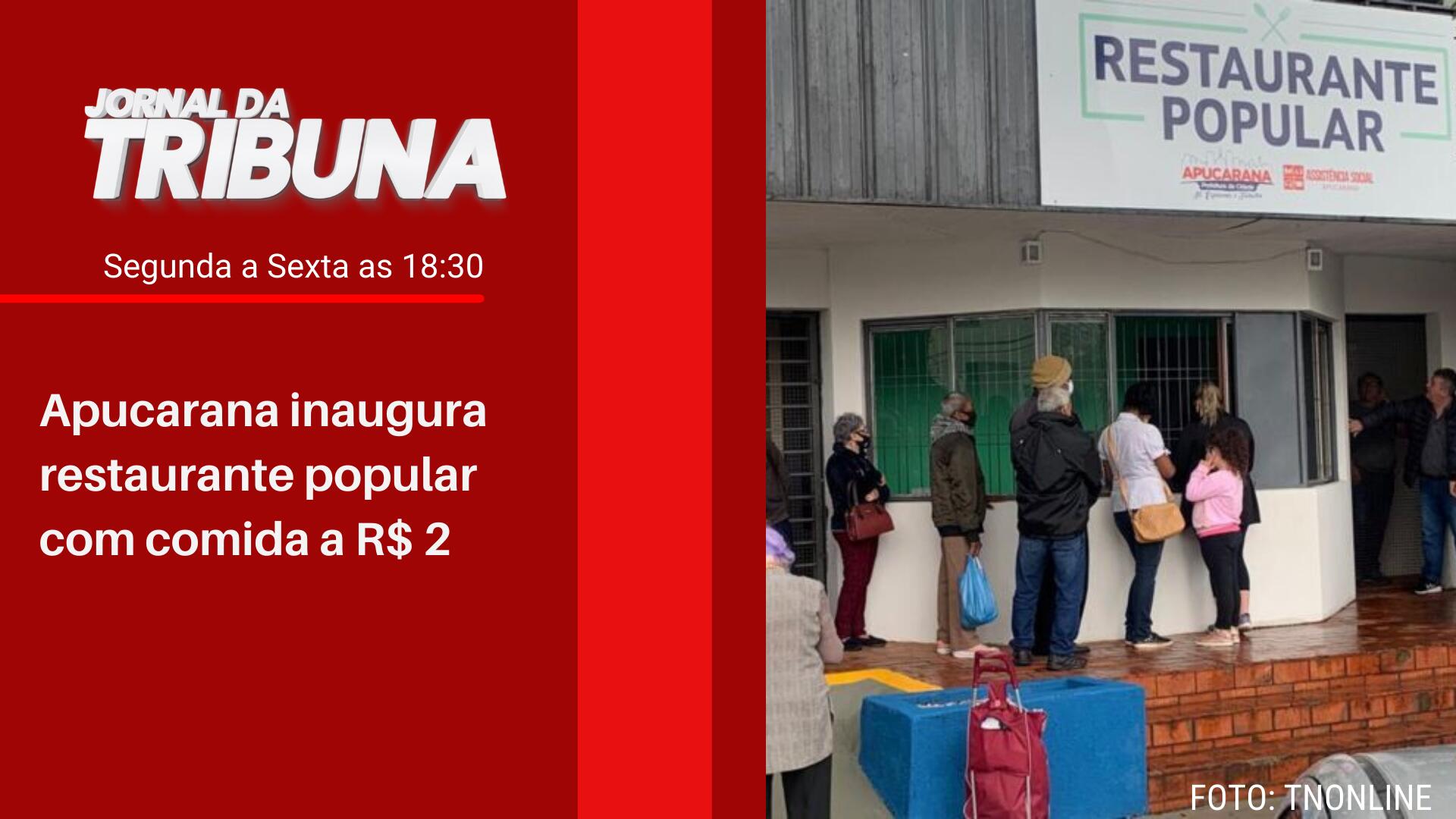 Apucarana inaugura restaurante popular com comida a R$ 2