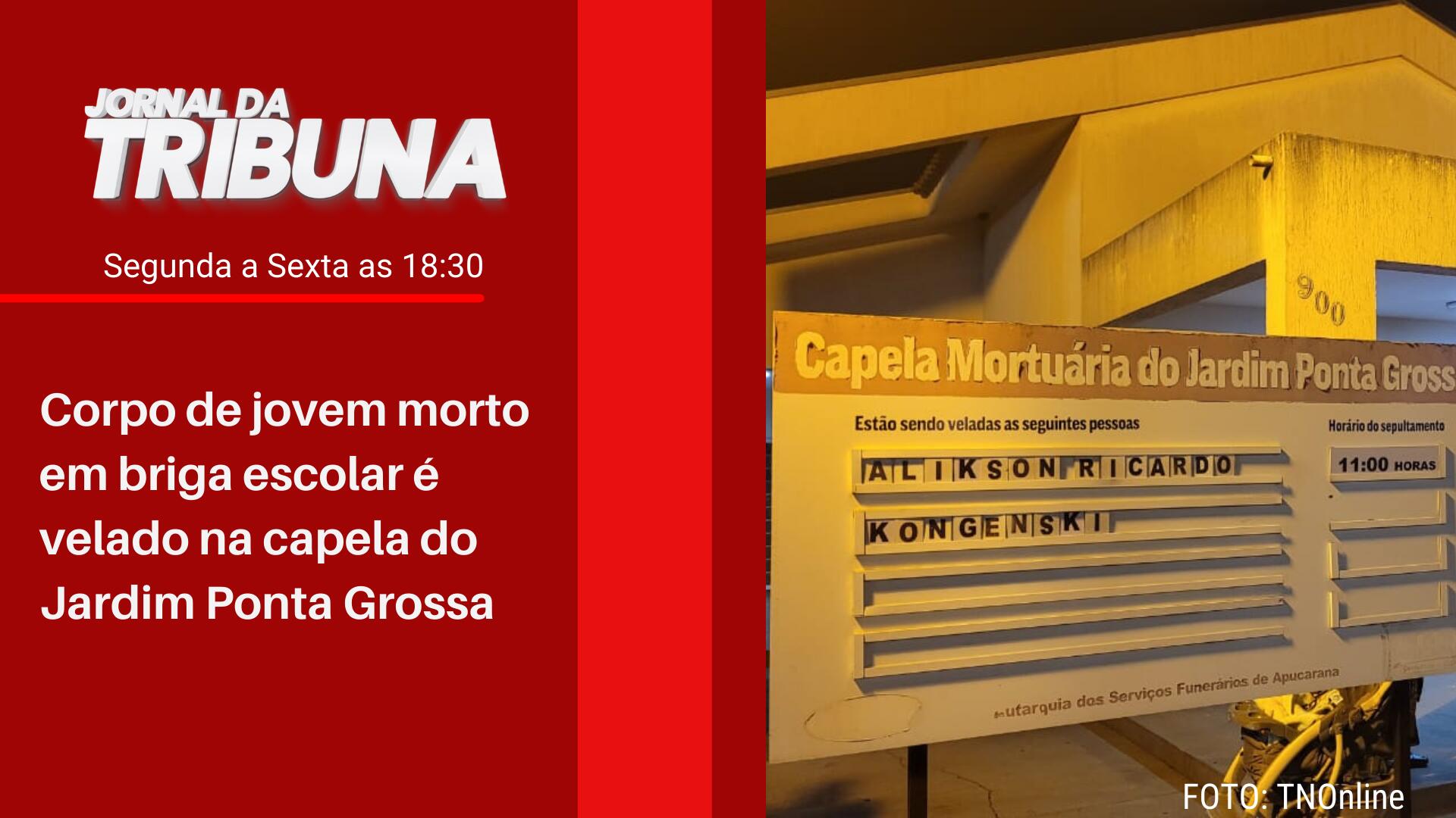 Corpo de jovem morto em briga escolar é velado em Apucarana