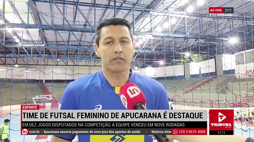 Time de futsal feminino de Apucarana é destaque no PR