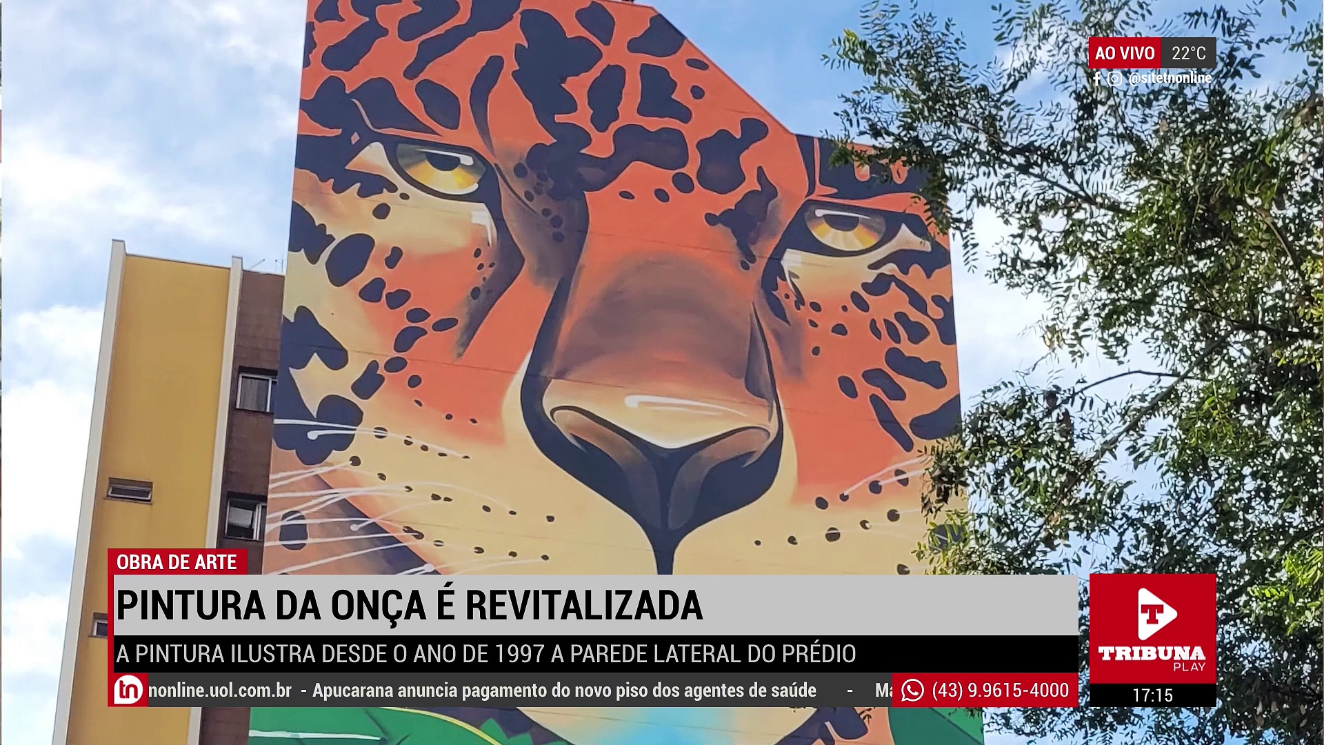 'Prédio da Onça' ganha novas cores após revitalização