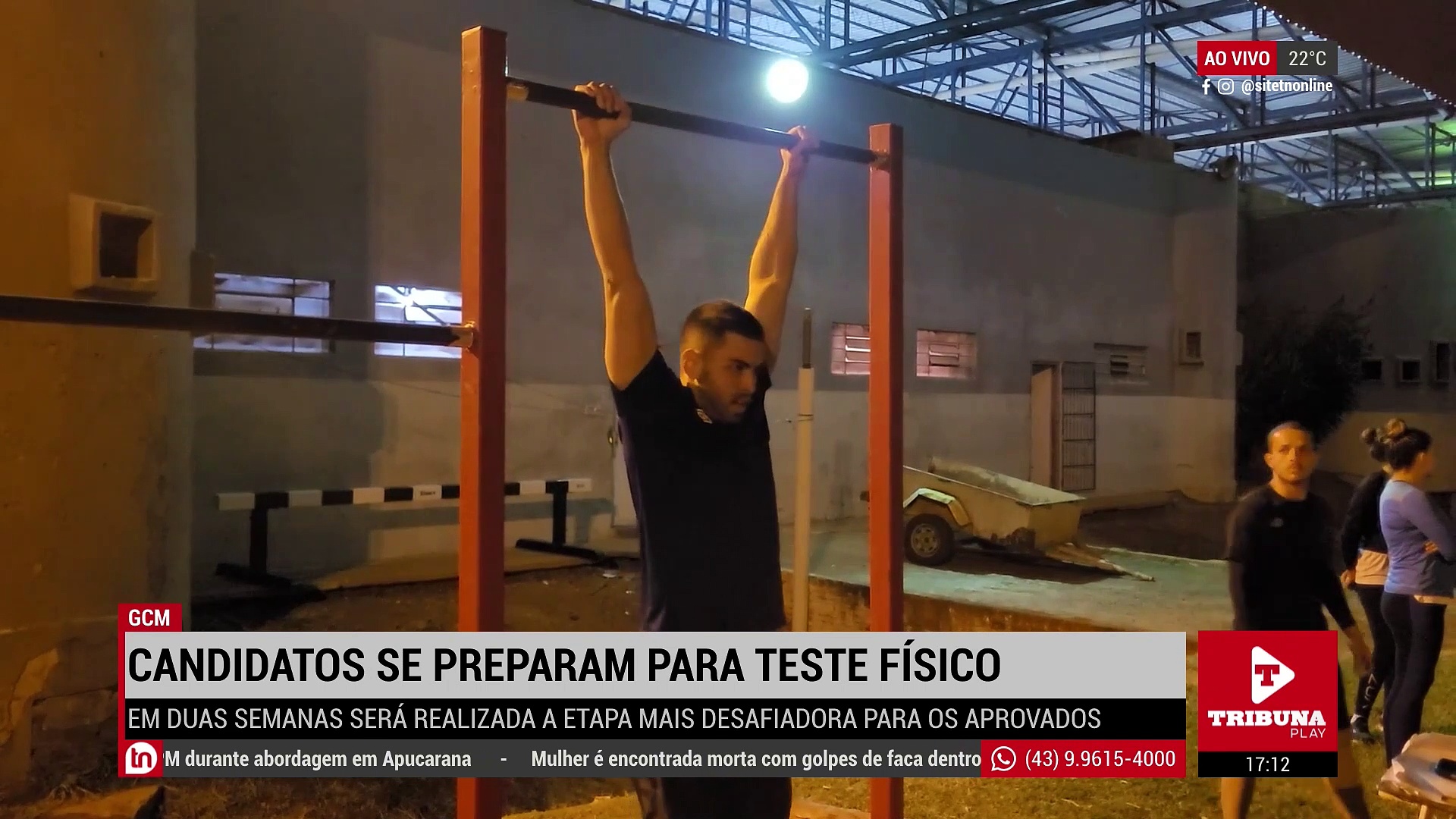 Candidatos ‘suam camisa’ durante preparação para teste da GCM; veja