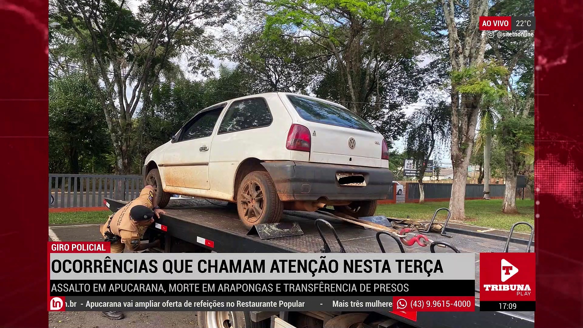 Ocorrências que chamam atenção nesta terça-feira