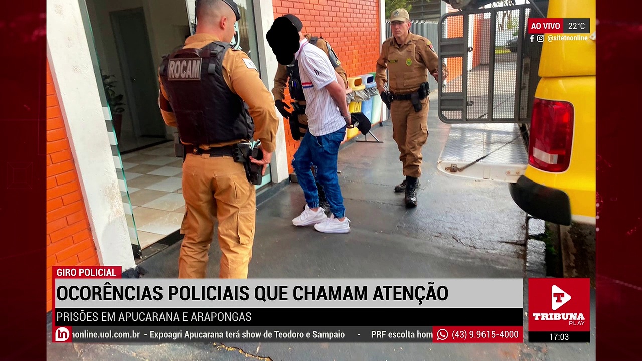 Giro policial de Apucarana e Arapongas; veja
