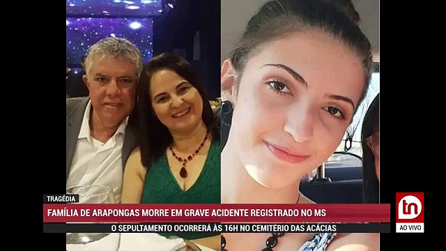 Família de Arapongas morre em grave acidente registrado no MS