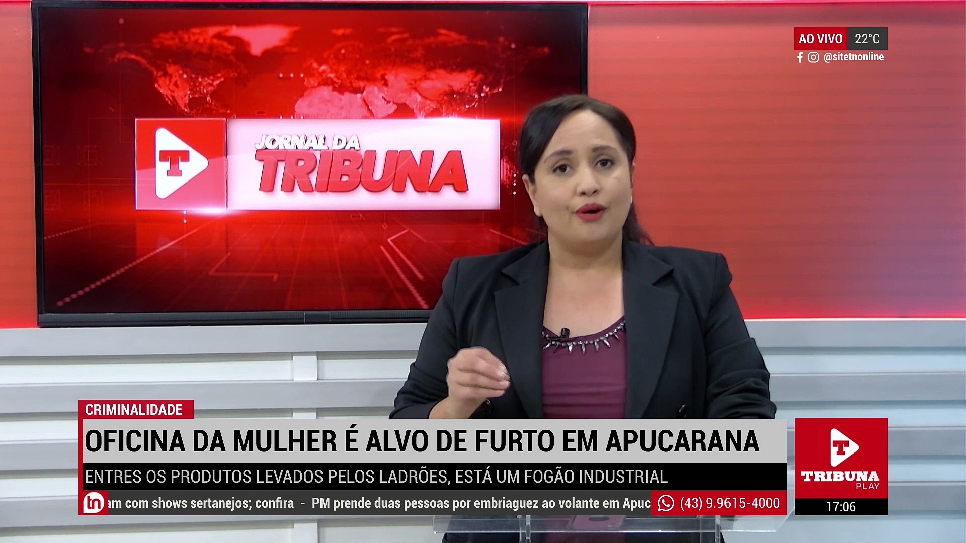 Oficina da Mulher é alvo de furto em Apucarana