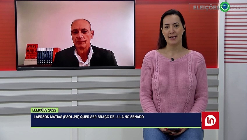 Laerson Matias (PSOL-PR) quer ser braço de Lula no Senado