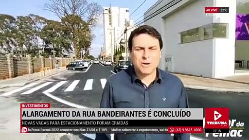 Alargamento da Rua Bandeirantes é concluído