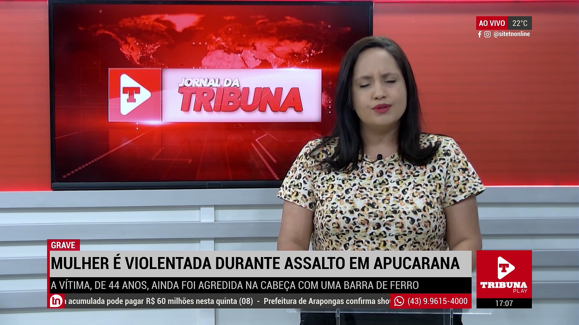Mulher é violentada durante assalto em Apucarana; veja