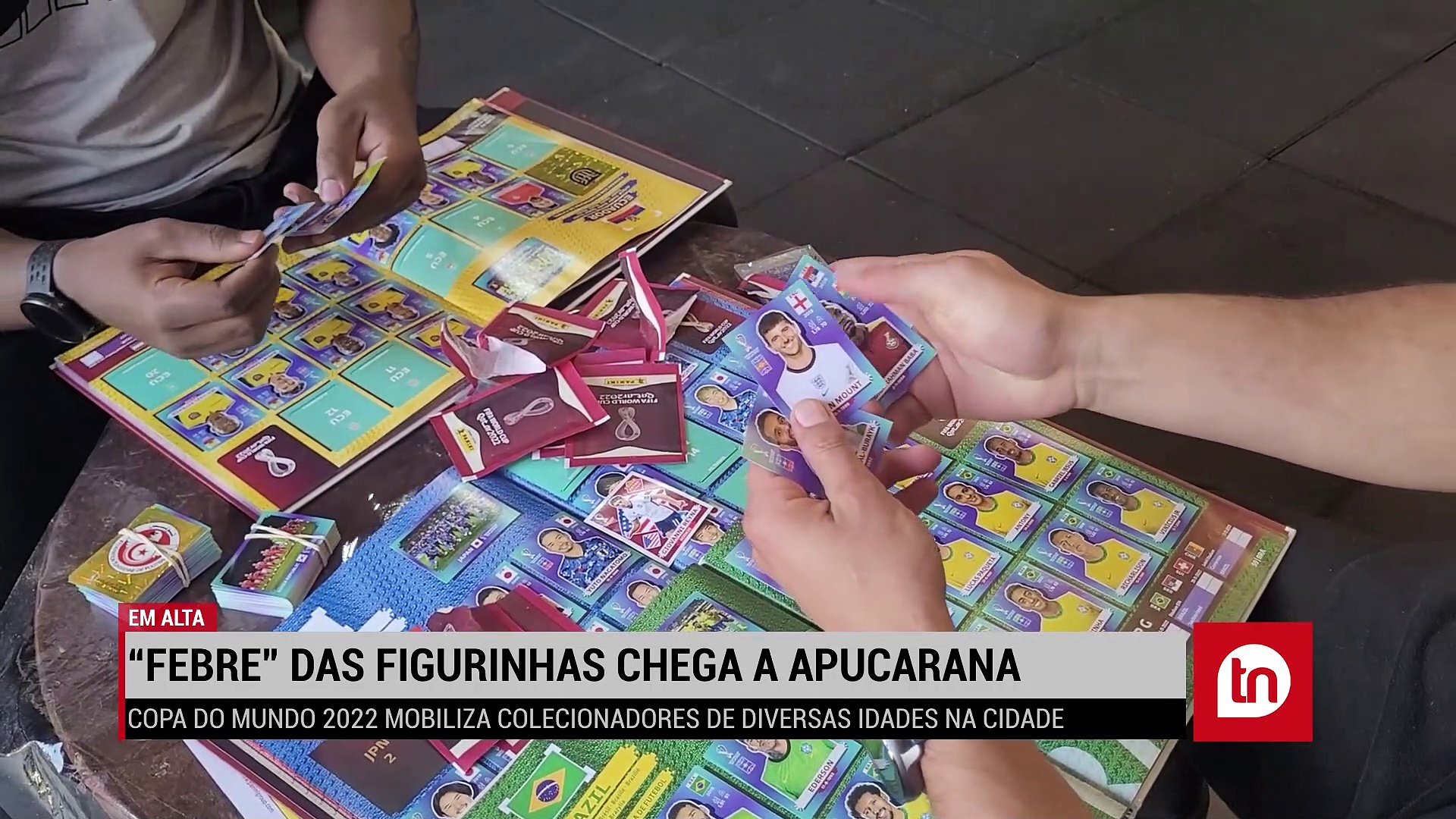 Álbum da Copa une torcedores de todas as idades em Apucarana