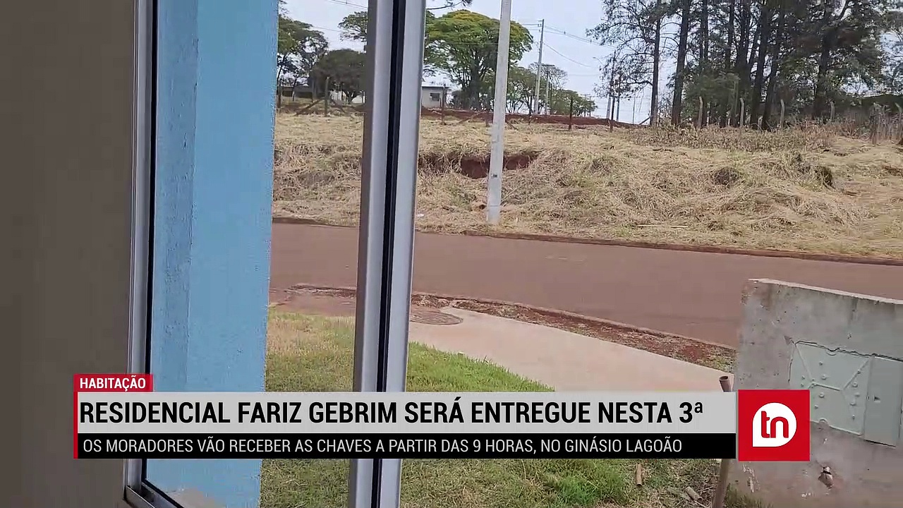 Residencial Fariz Gebrim será entregue nesta terça