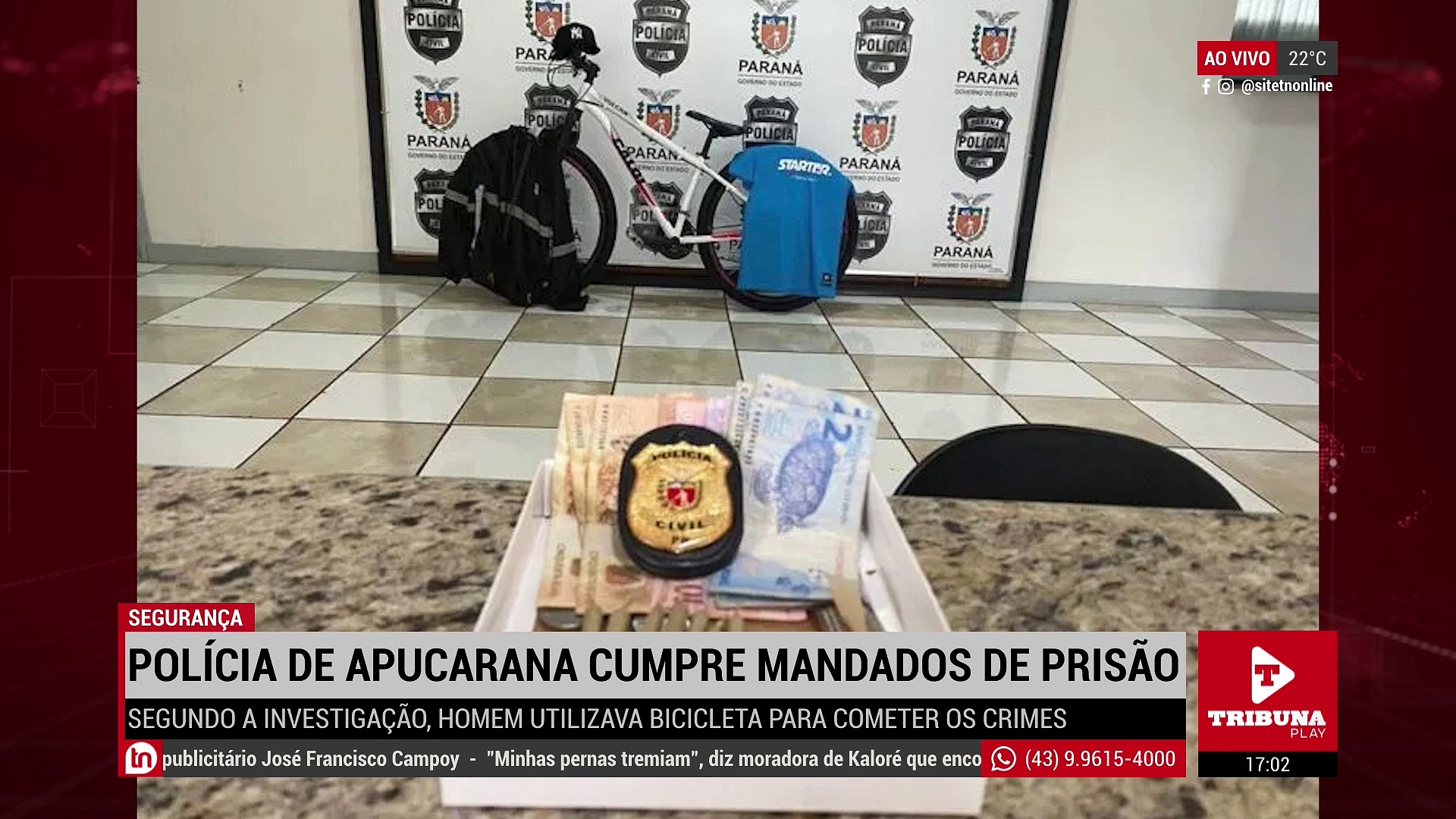 Polícia de Apucarana cumpre mandados nesta sexta-feira