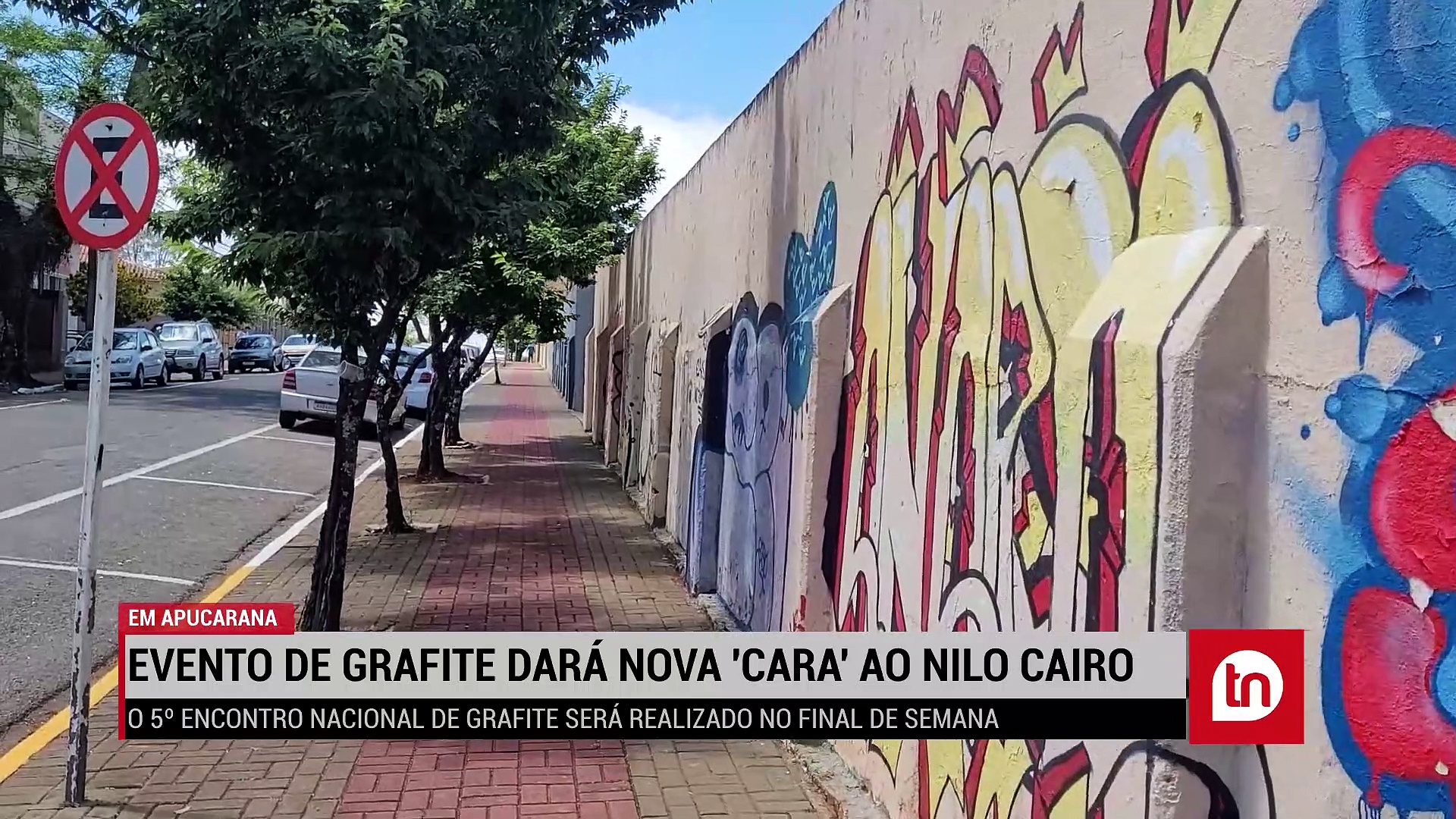 Muro do Colégio Nilo Cairo receberá novos grafites; assista