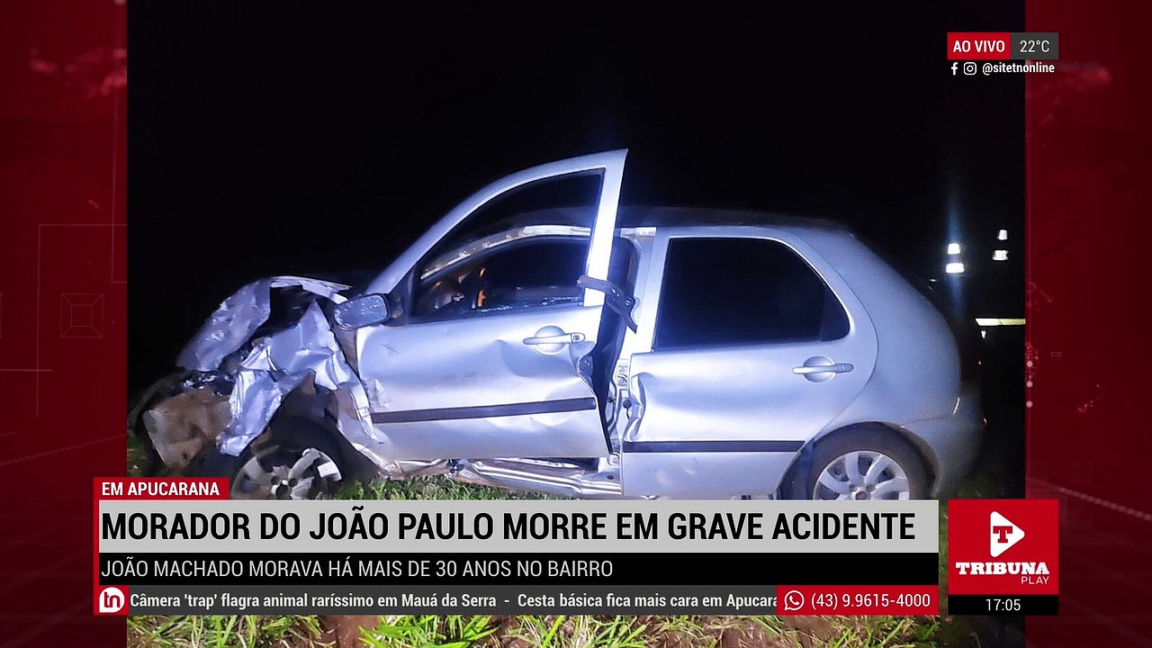 Morador do João Paulo morre após grave acidente na PR-170
