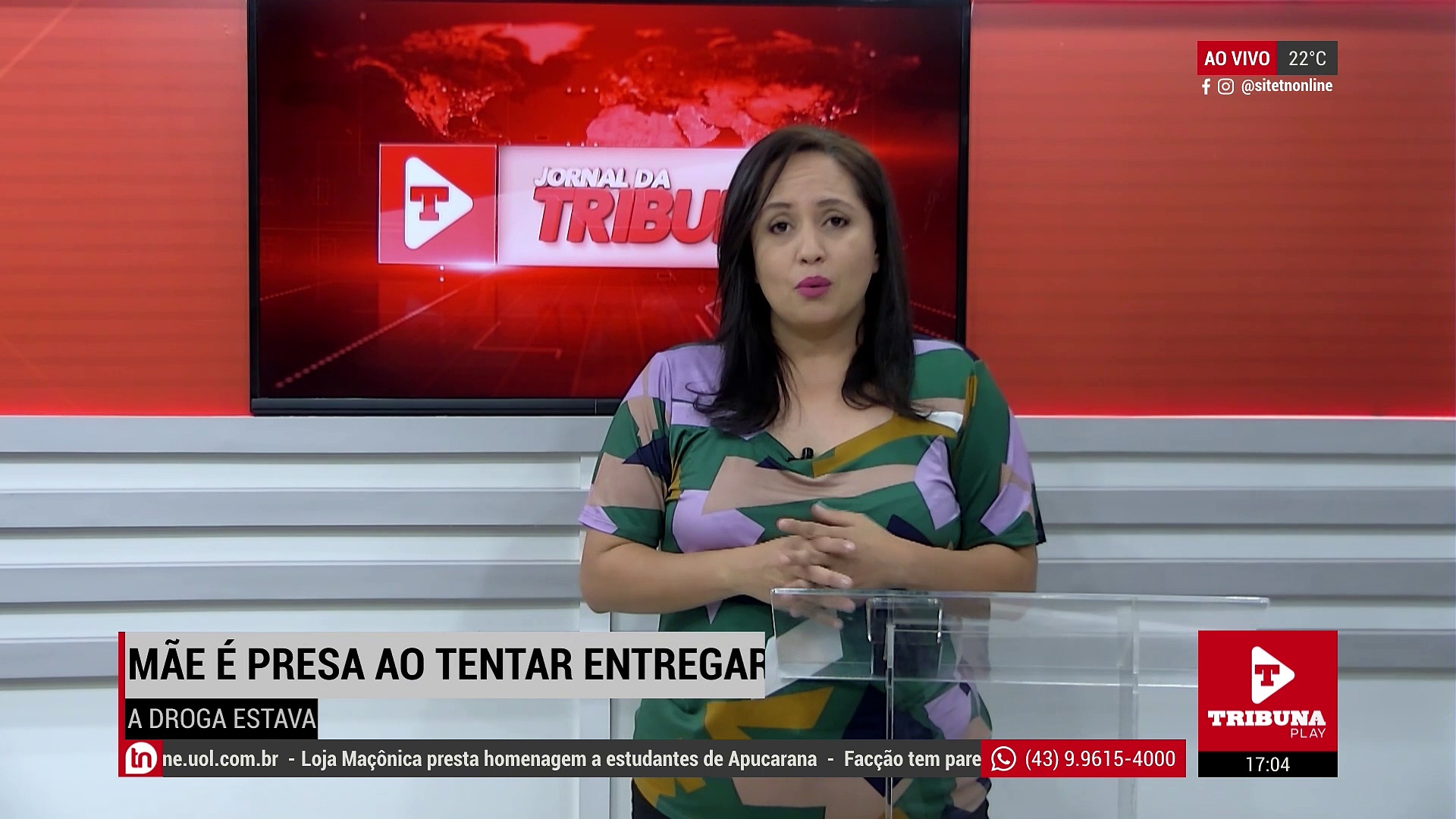 Mãe é presa ao tentar entregar cocaína para o filho em Apucarana
