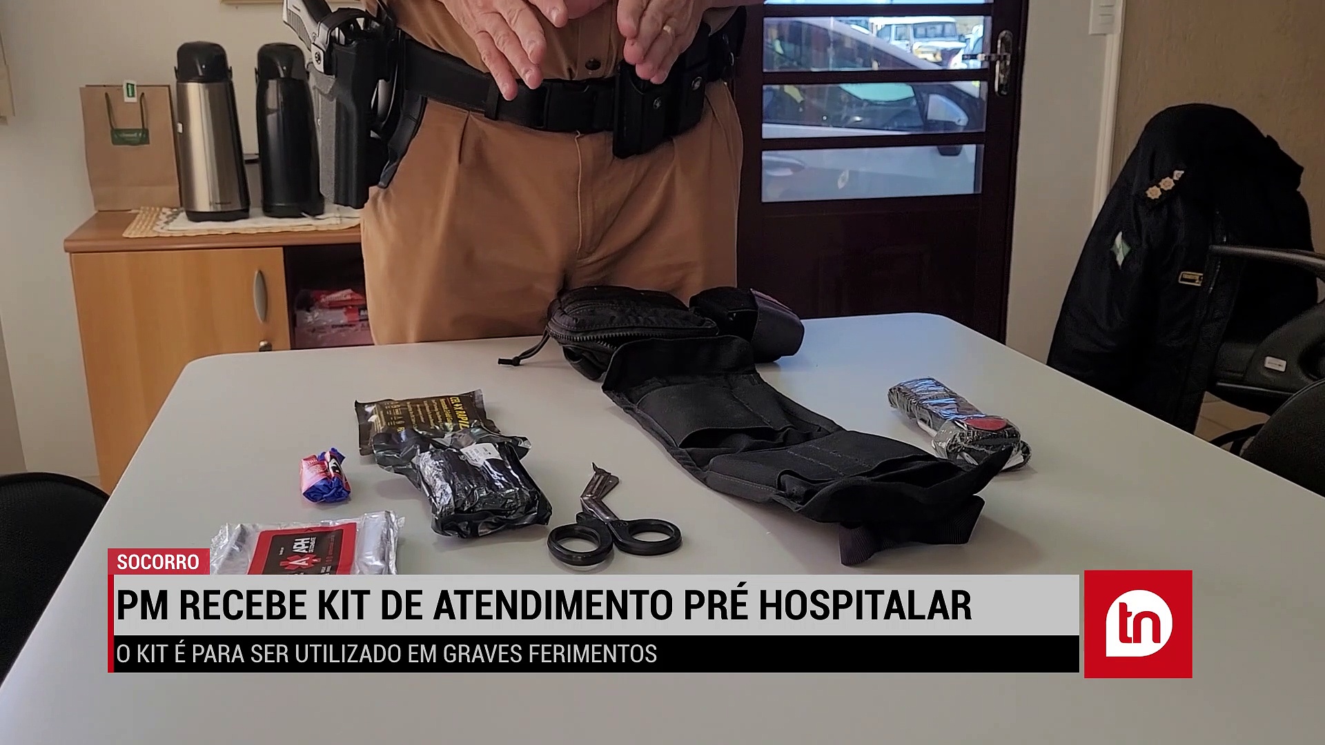 10º BPM recebe kits de atendimento pré-hospitalar de combate