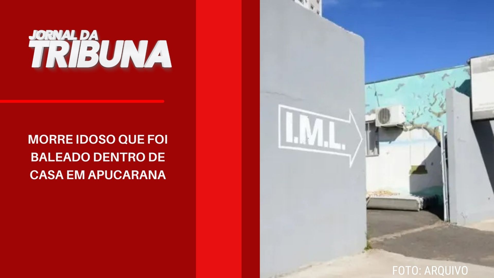 Morre idoso que foi baleado dentro de casa em Apucarana
