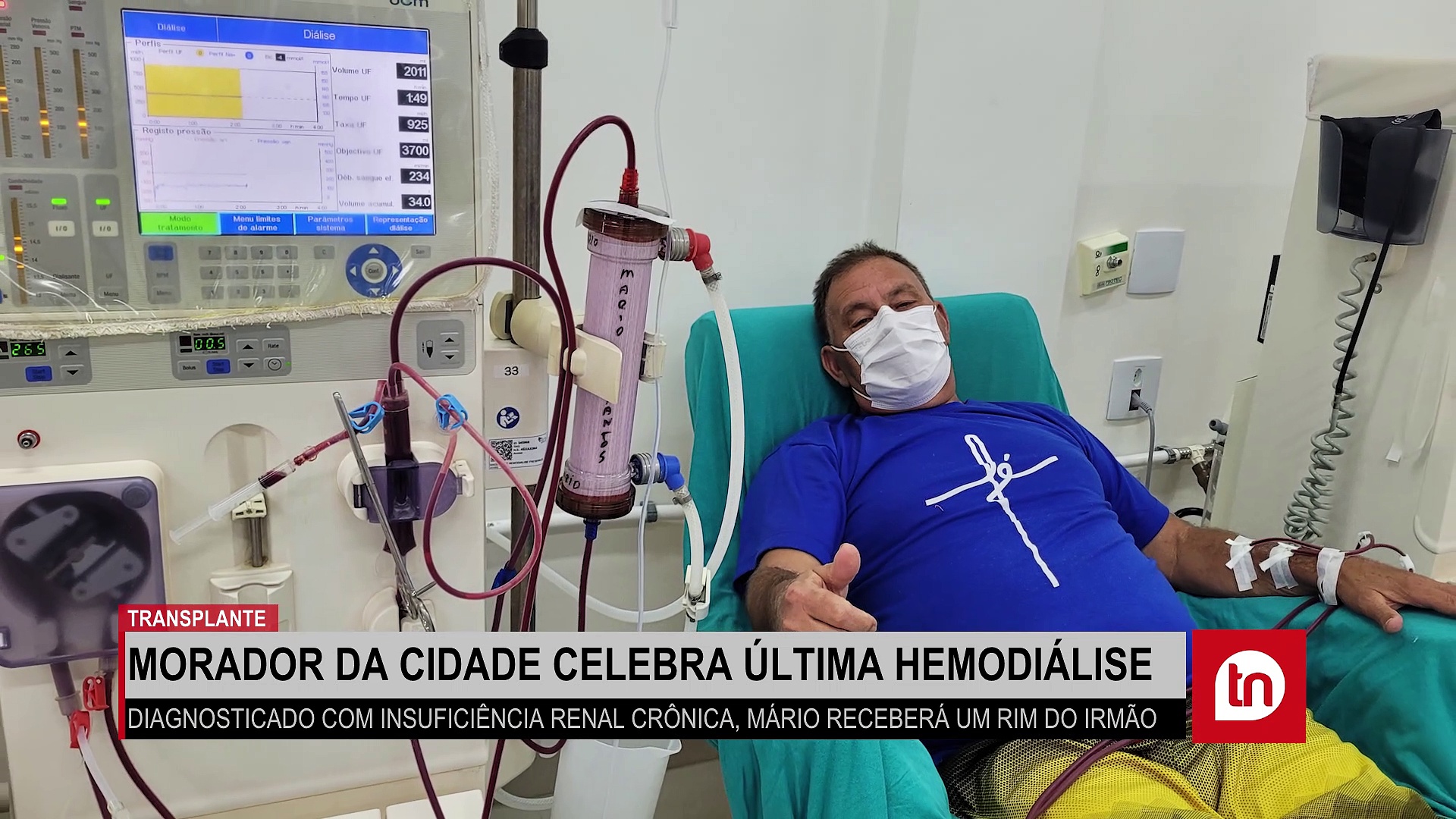 Morador de Apucarana comemora última hemodiálise