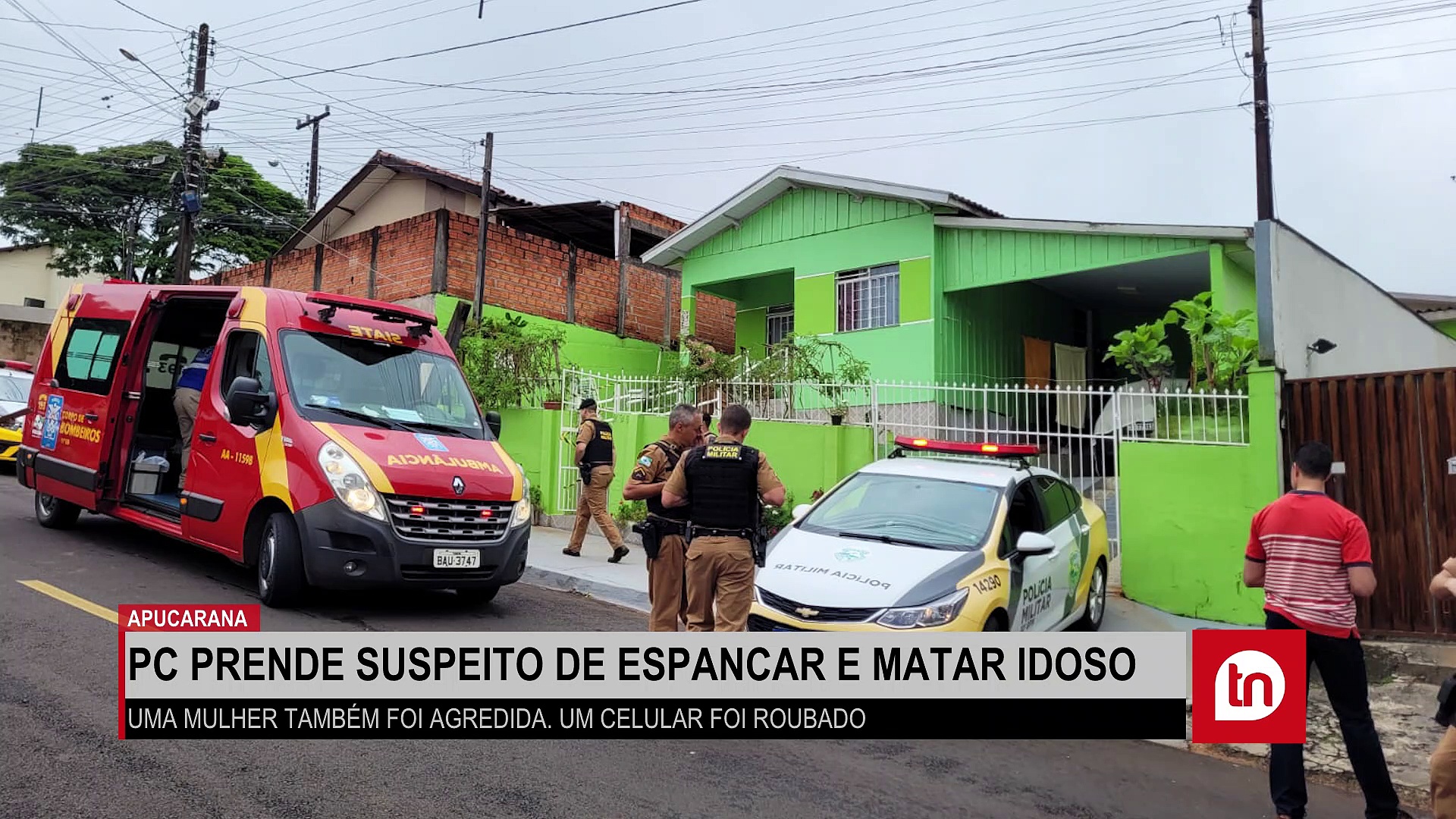 Latrocínio: suspeito de espancar e roubar idosos em Apucarana é preso