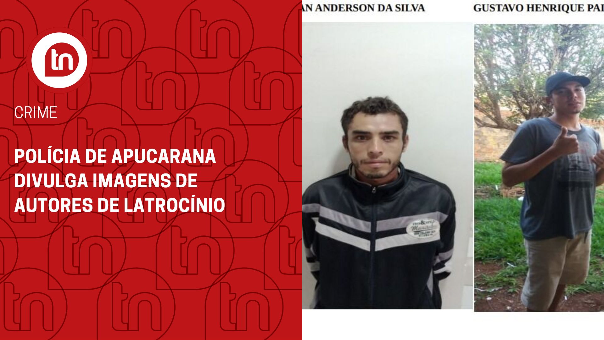 Polícia de Apucarana divulga imagens de autores de latrocínio