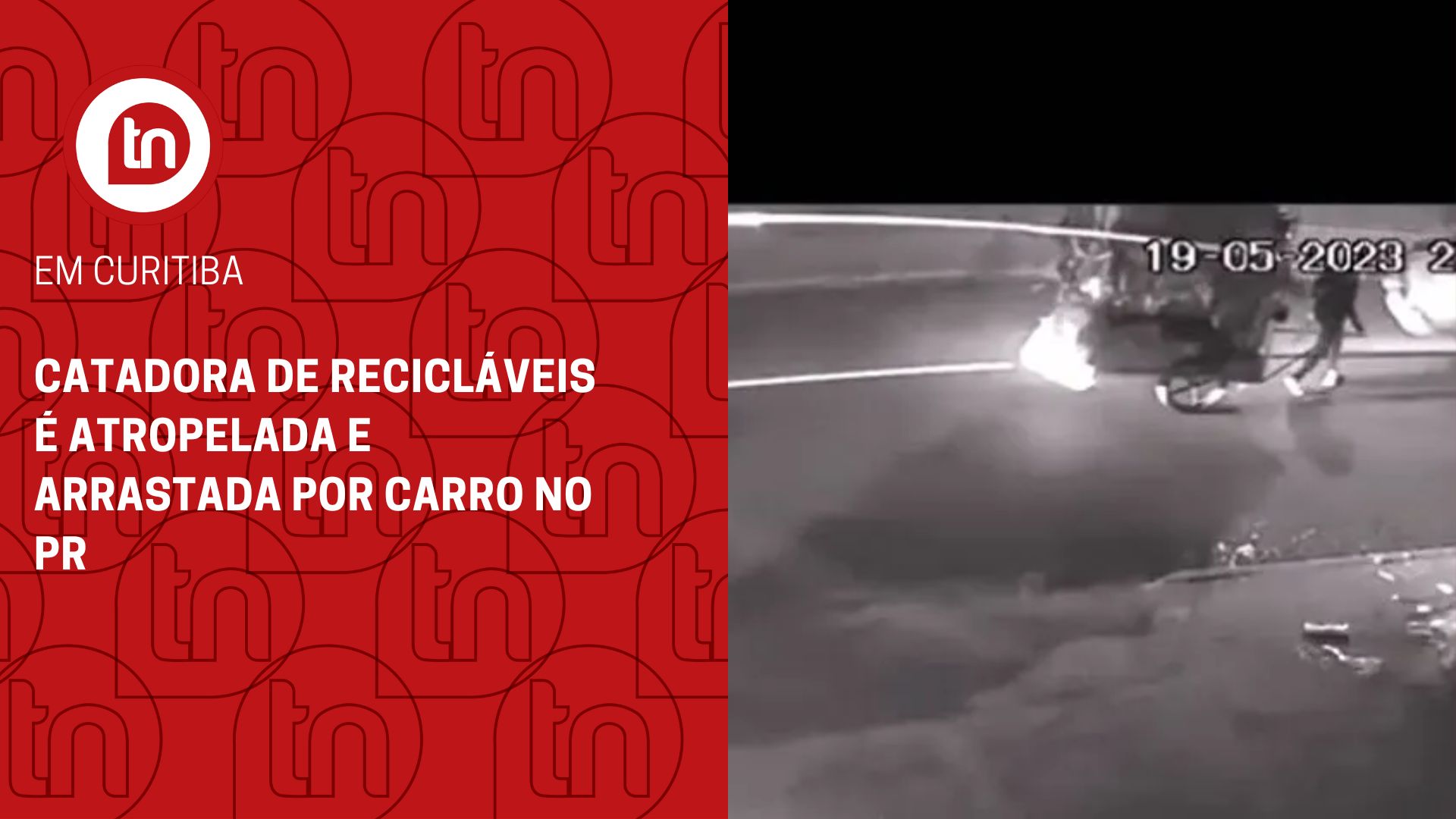 Catadora de recicláveis é atropelada e arrastada por carro no PR