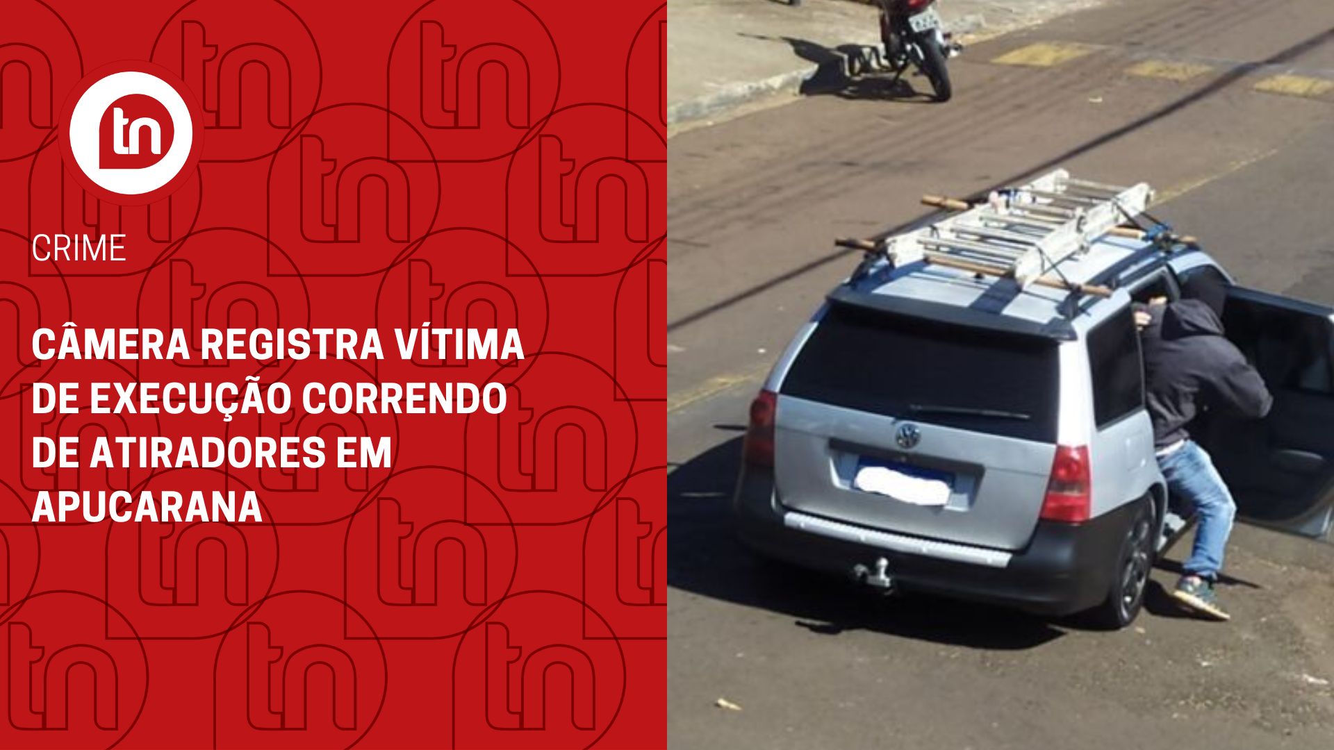 Veículo utilizado em homicídio é encontrado pegando fogo em Apucarana