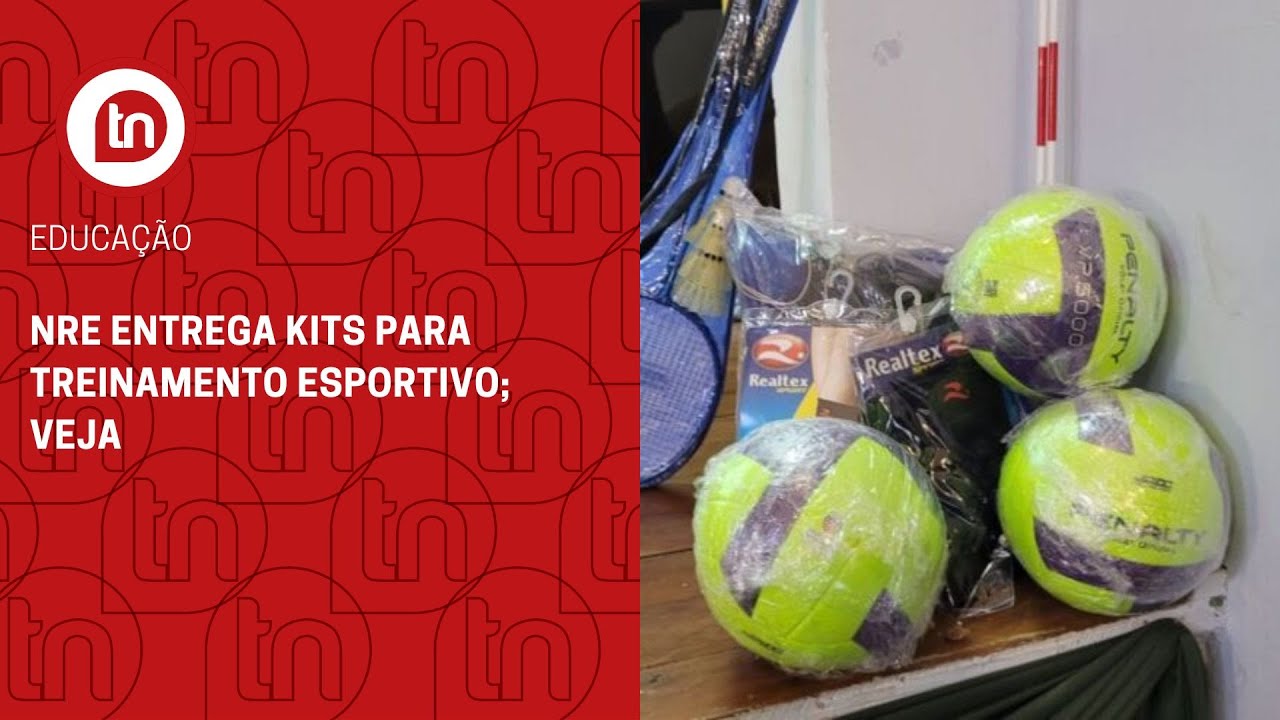 NRE entrega Kits para treinamento esportivo; veja