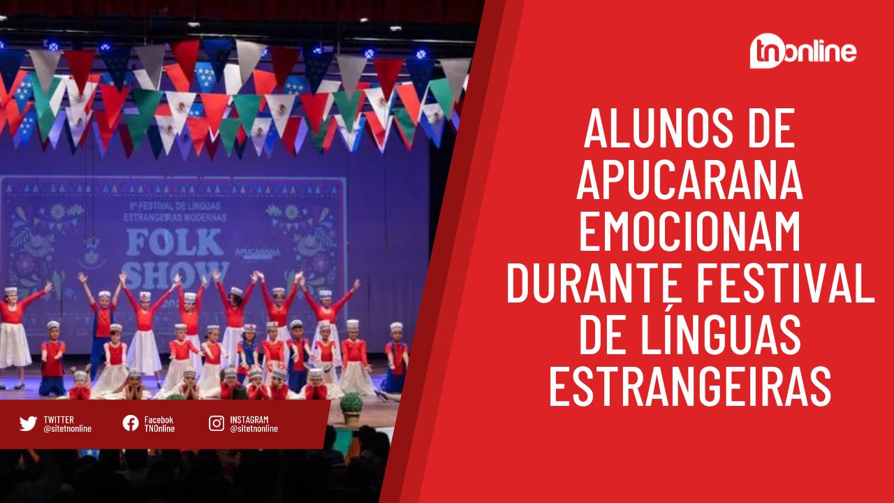 Alunos de Apucarana emocionam durante festival de Línguas Estrangeiras