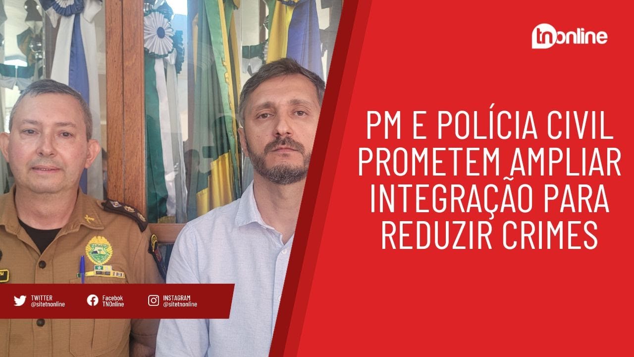 PM e Polícia Civil prometem ampliar integração para reduzir crimes