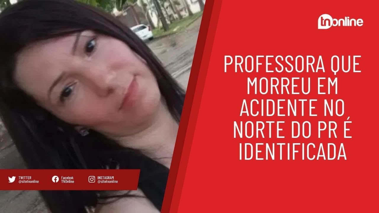 Professora morre no PR após ser ejetada de veículo em acidente