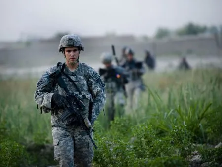  Militares americanos em patrulha na Província de Kandahar, no Afeganistão; documentos secretos que vazaram serão revizados por Pentágono
