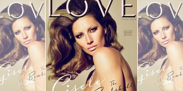 Capa da revista Love de setembro