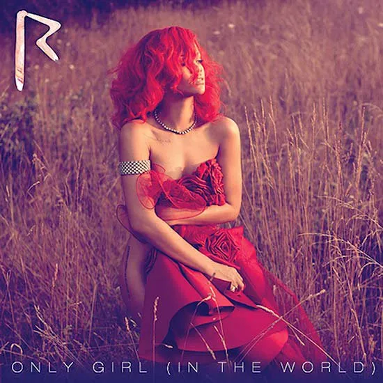  Rihanna na capa do single "Only Girl (In the World)"