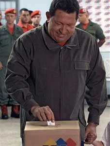  Chavez durante votação em 2009