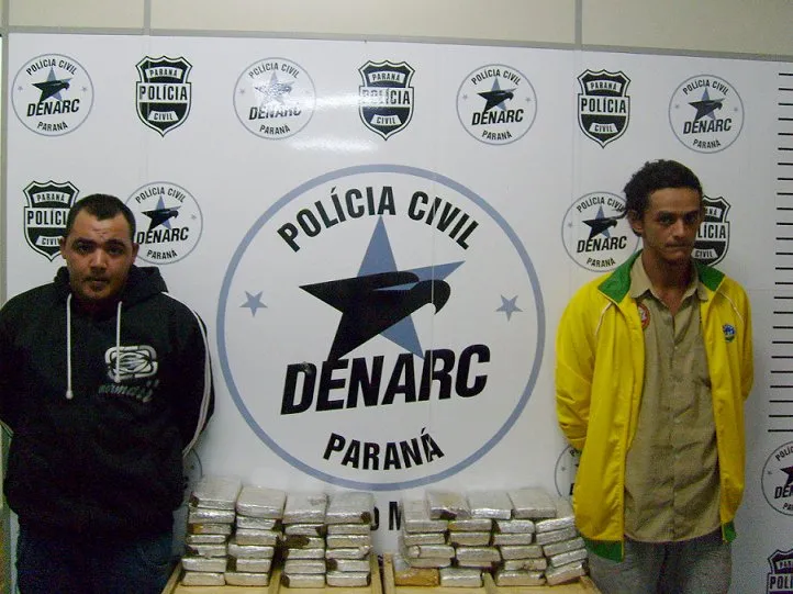 Maycon Leite de Souza, 20 anos, foi preso quando transportava 185,5 quilos de maconha no Gol placas AFY-5259 
