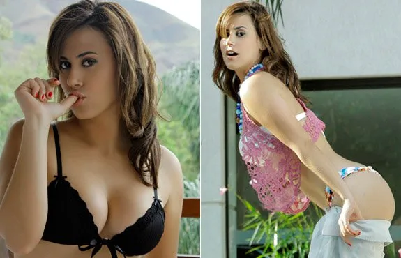  ex-BBB Ana Angélica Martins, a Morango, que fez ensaio sensual e postou fotos em seu próprio site na web