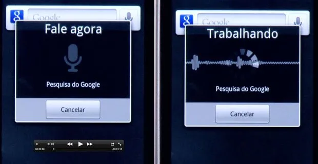  Aplicativo de comando de voz permite fazer pesquisas em português em smartphones.