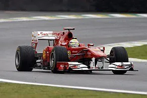  Massa durante o treino de classificação em Interlagos
