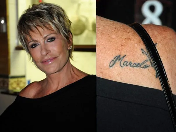  Ana Maria Braga e a tatuagem que fez em homenagem ao marido Marcelo Frisoni